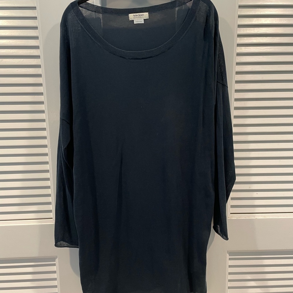 Acne Studios Sheer navy dress/tunic s/s 08